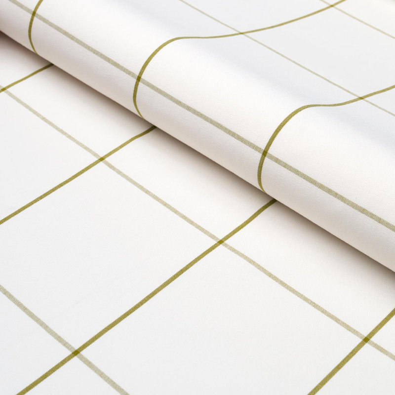 Schumacher x Veere Grenney Woodman Check Fabric, Green