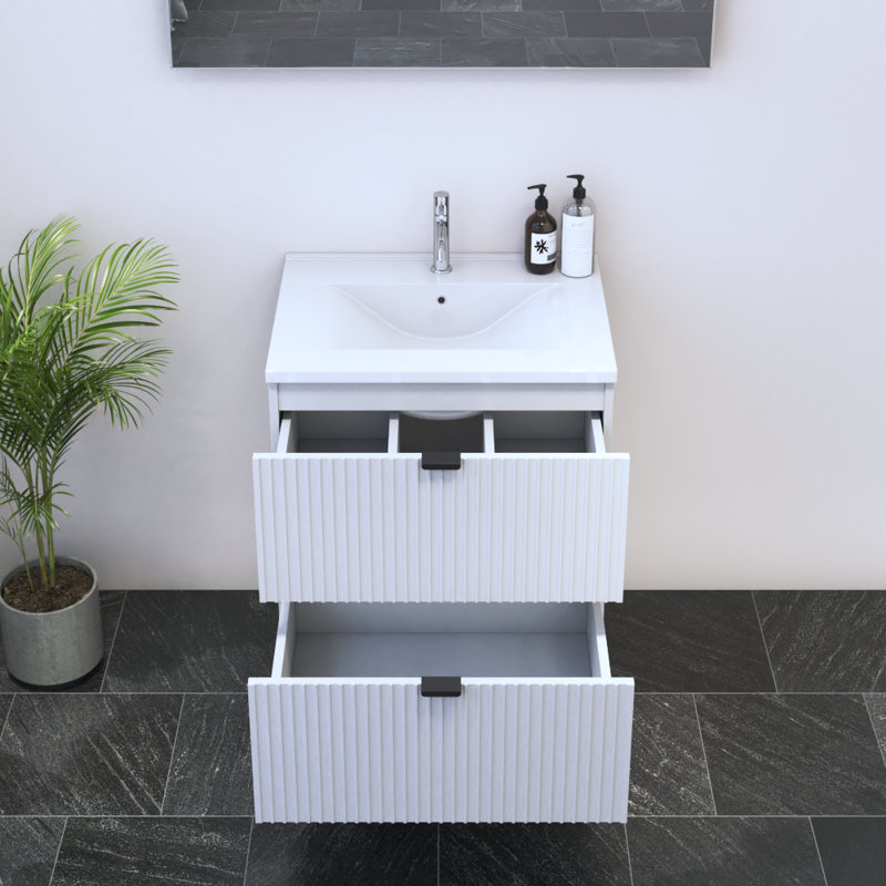 Lissia 23.7'' Single Bathroom Vanity with Top