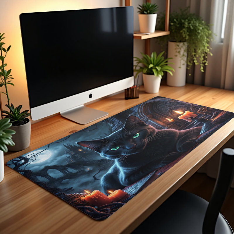 Polyester Desk Pad, 31.5x15.5