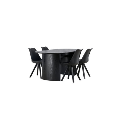 Lutsen 4 - Person Dining Set