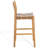 Hentges Woven Leather Counter Stool-329436525