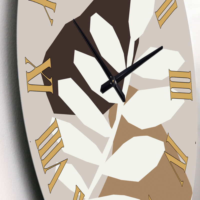 Minimal élémentaire organique et géométrique compostions XX XXXI - horloge murale moderne, Petit