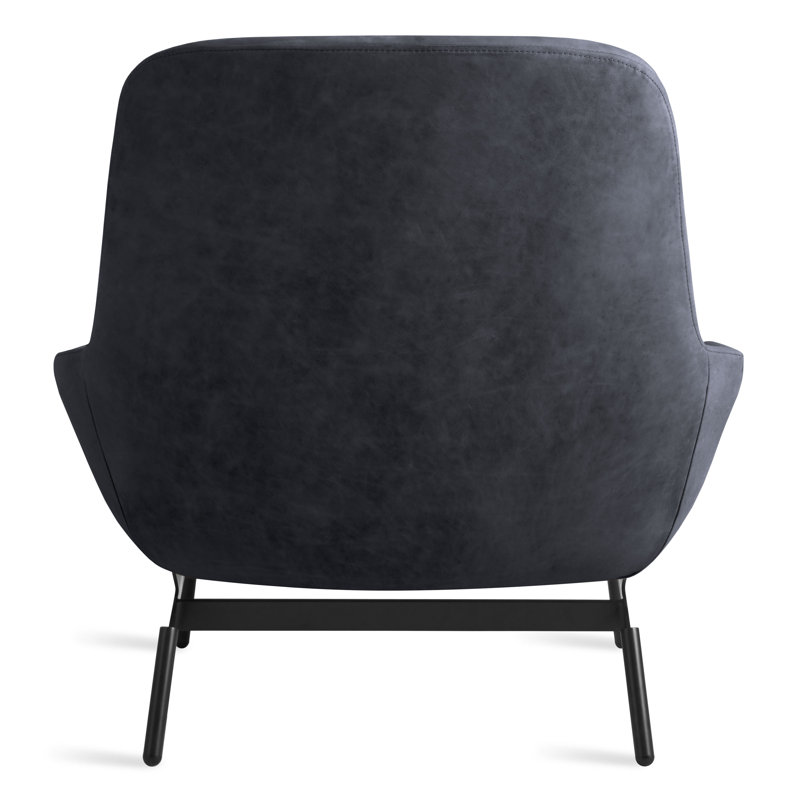 Field Lounge Chair, Ink Genuine Leather