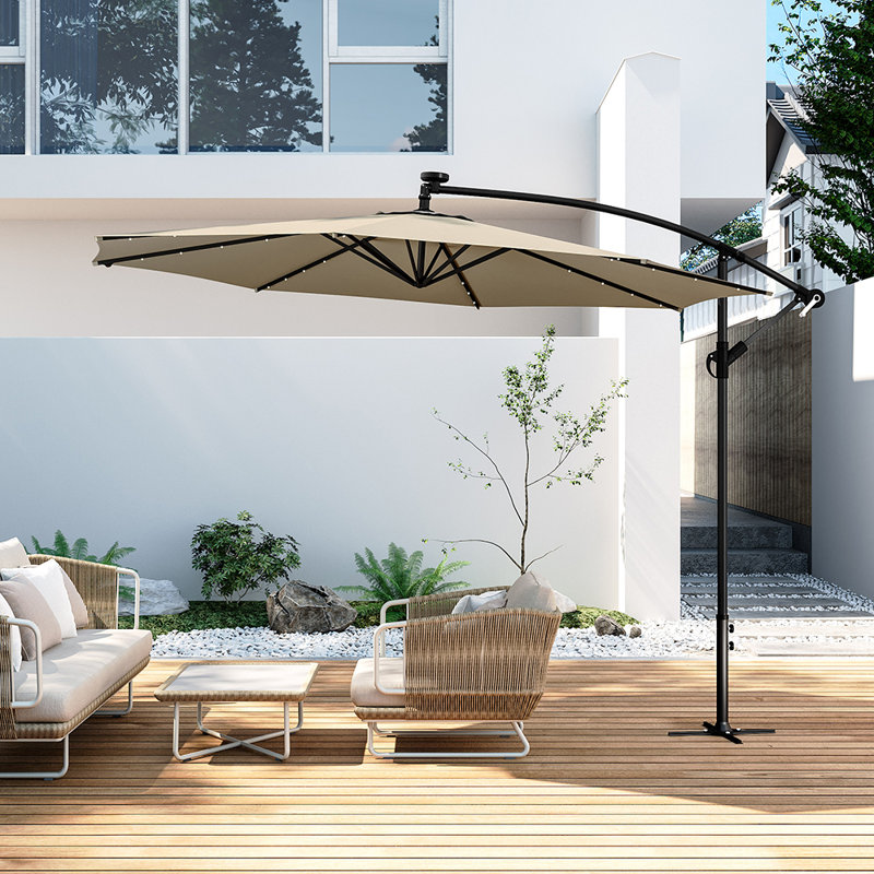300cm Balcony Parasol, Beige