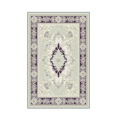 Stylish Woven Carpet, 5.2 x 7.5 Feet | 100% Polyester, 0.3 in Pile Height, Antibacterial, Non-Slip PVC Dot Underside | Machine Washable, 3D Digital Print | Perfect for Living Room, Bedroom & Home Décor