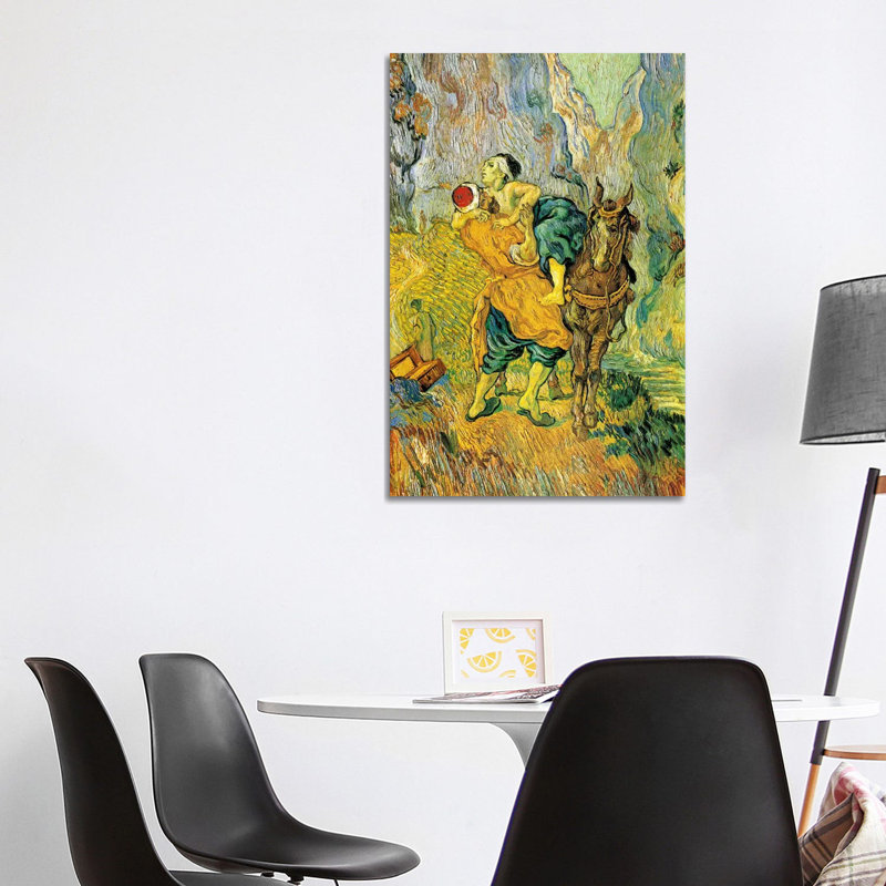The Good Samaritan by Vincent Van Gogh - Painting on Canvas, 101.6 cm H x 66.04 cm W x 3.175 cm D, No Frame