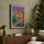 Golden Leopard Art Deco - Wrapped Canvas-593337080-593337087
