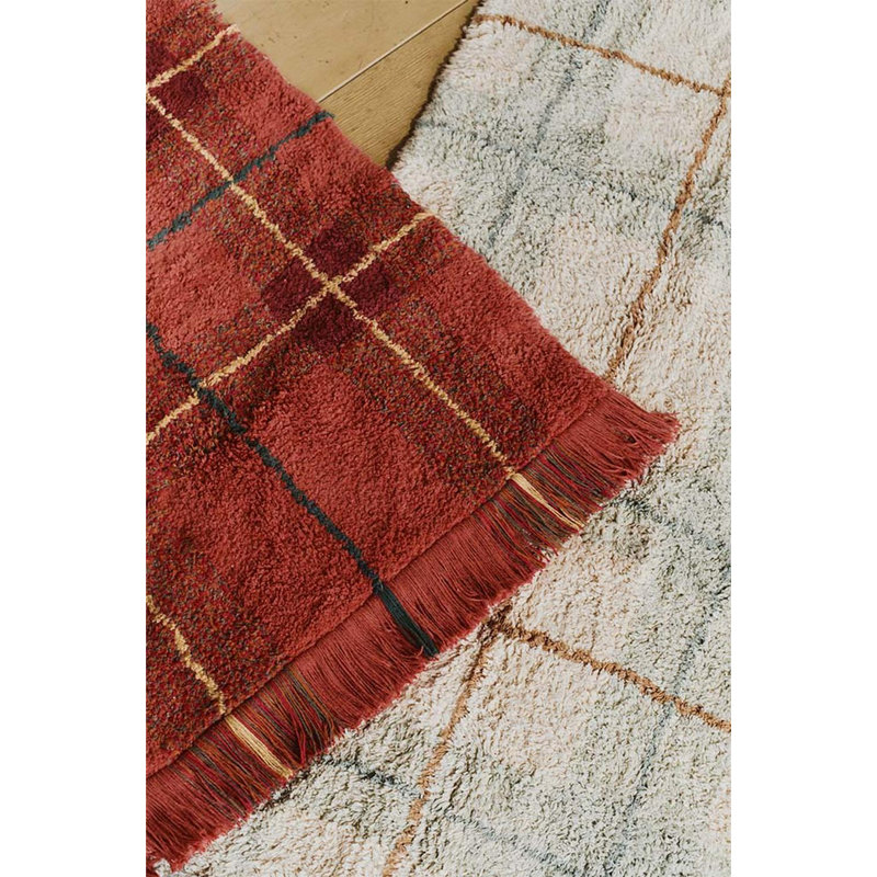 Washable Rug Tartan, Rectangle 4'7" x 6'3"