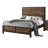 Mahogany Finish Modern Bedframe with Simple Design-990216918
