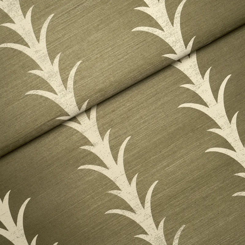 Schumacher X Celerie Kemble Striped Wallpaper Roll, Blue