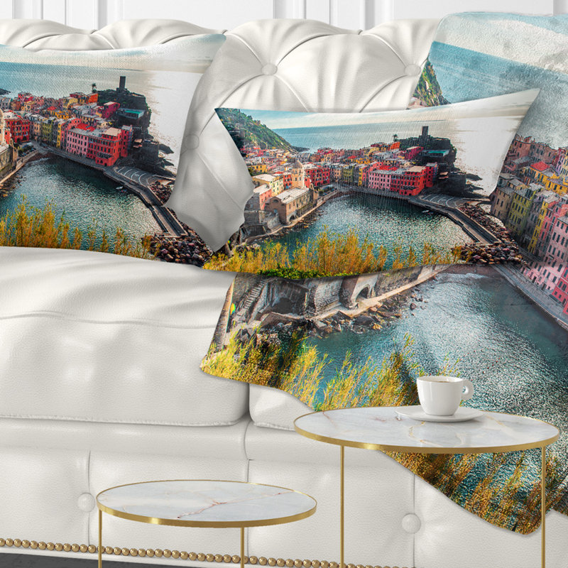 Coussin lombaire seascape vernazza bay