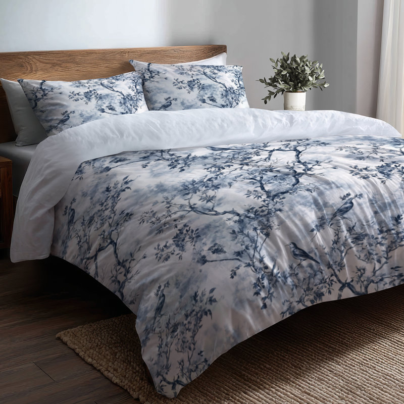 Ensemble de literie 3 pièces French Country - Ensemble de housse de couette et coussin décoratif