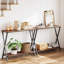 105cm Solid Wood Top Console Table