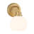 Maverick 1-Light Wall Sconce in Brass-121637172