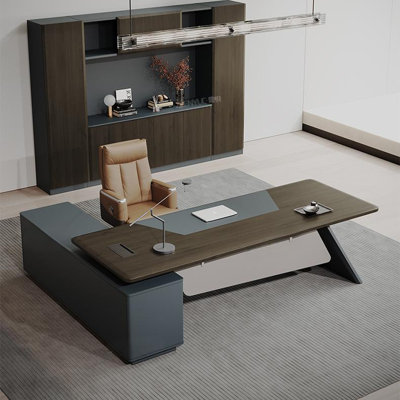Bureau en L 70,87 "haut de gamme et élégant