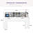 Rounded-Edge Bookcase Headboard with LED Lighting & Built-In Charging Station, Queen-1958409763-1958409766