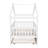 Wooden House Bed With  Trundle-781824787