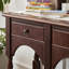 Buffet de salon en bois massif.