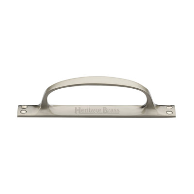 Heritage Brass Heritage Door Pull Handle on Plate Offset