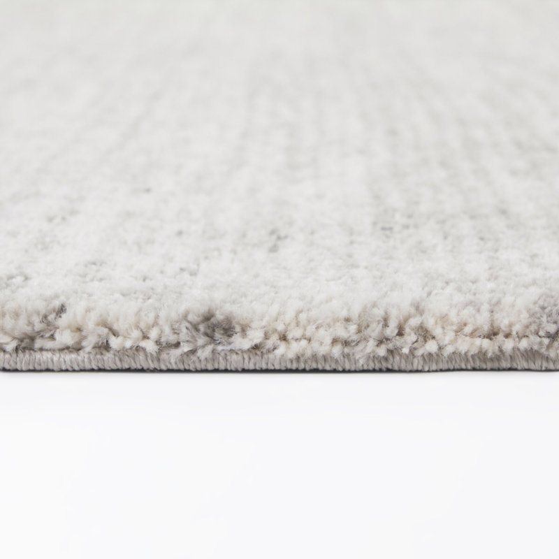 Auren Cream Scandi Minimalist Area Rug, Rectangle 5'3" x 7'