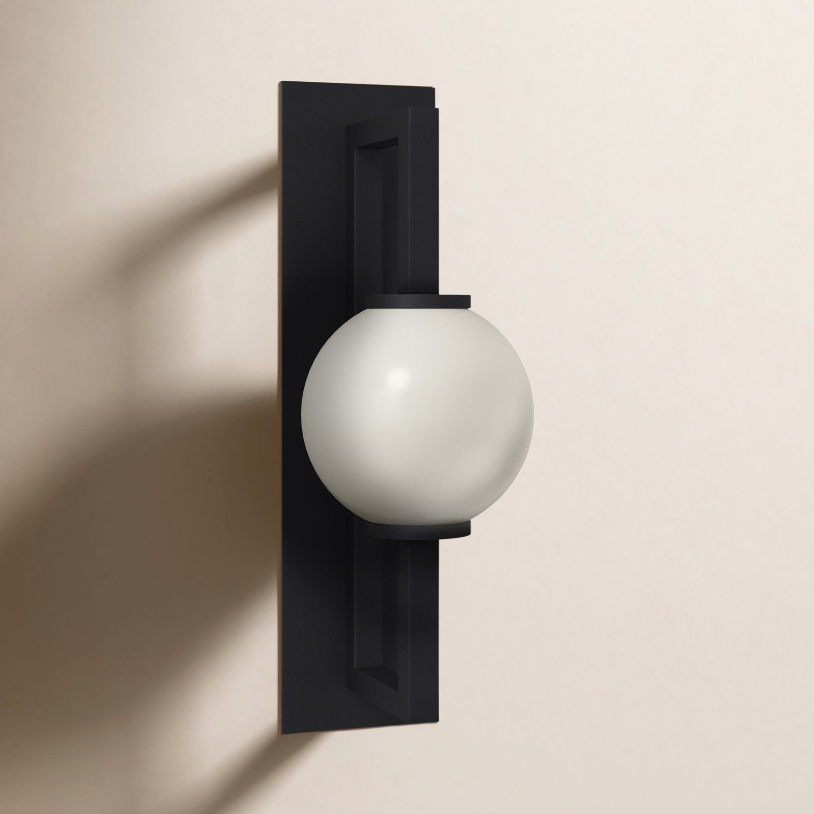 Sairy Single Light Outdoor Wall Light, 24" H x 8" W x 10.5" D