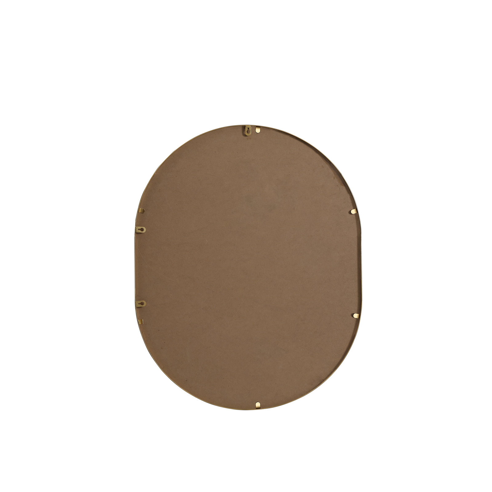 Sabine Metal Pill Wall Mirror, Brass, 30" x 24"
