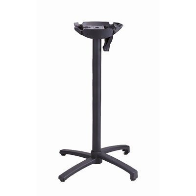 Grosfillex X-One Black Folding Bar Table Base