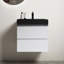 Meuble-lavabo mural simple 24 po avec plateau Kapena-1236521636-1236521641