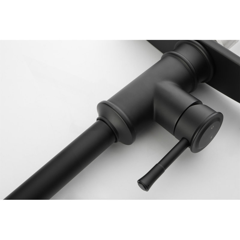 Kitchen Faucet With Pull Out Spraye, Matte Black