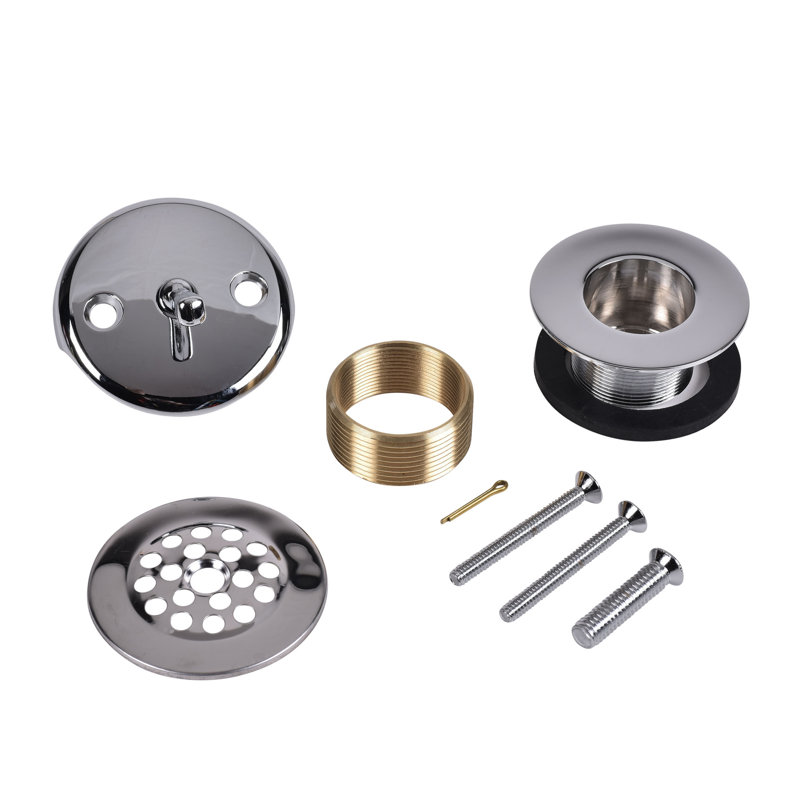 Ensemble de conversion pour déchets de baignoire Dearborn, Chrome poli
