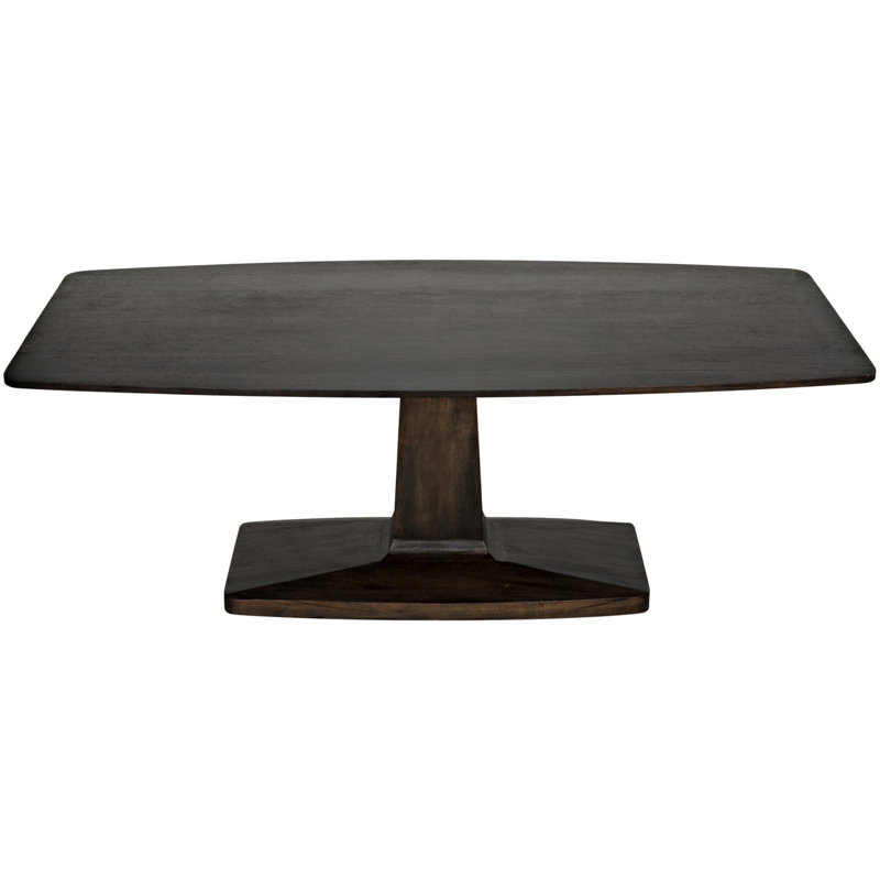 Mid-century Modern Travis Extendable Solid Walnut Dining Table