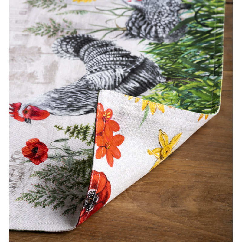 Bass Cour Animal Print Rectangle Placemat
