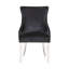 Chaise de salle à manger Denicolais avec revêtement en velours-71197425