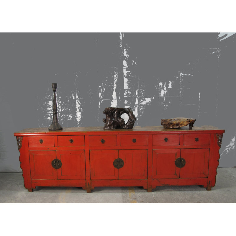Asian Classic 111'' W Solid Wood Sideboard