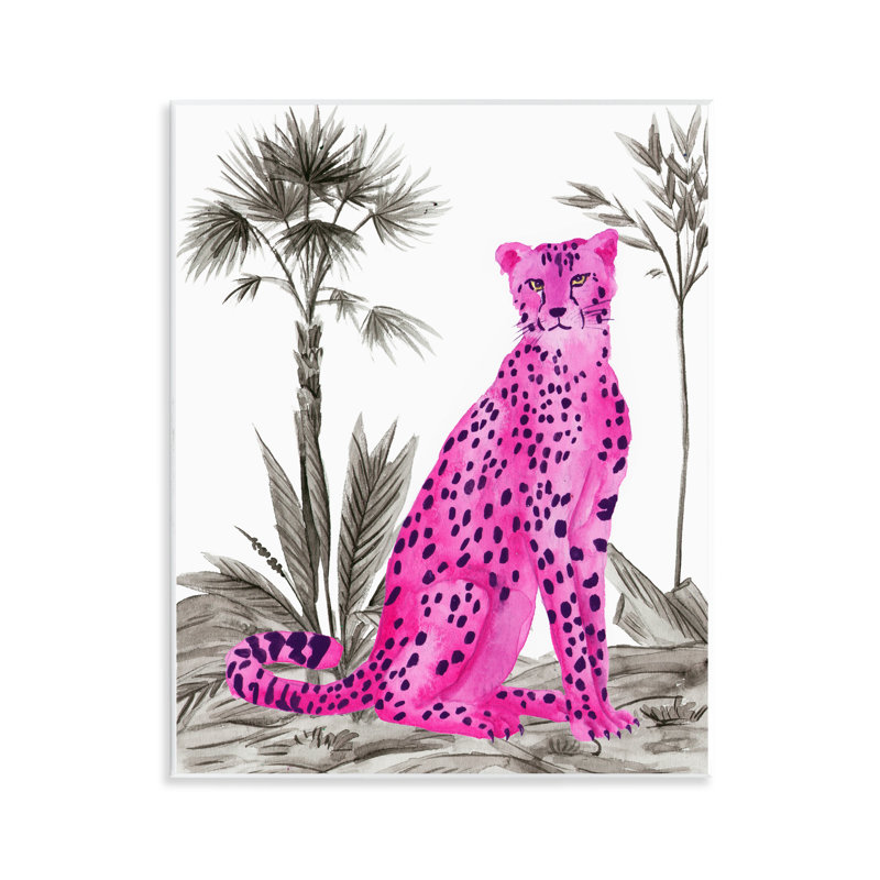 «Neon Leopard Prowl», art par Melissa Wang