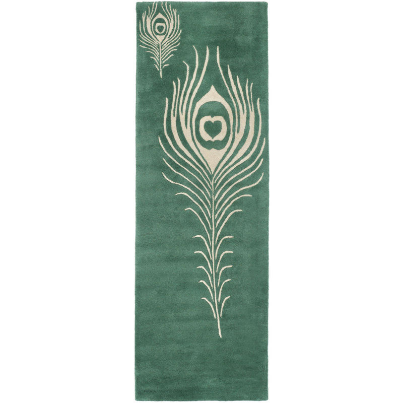 Nonia Hand Tufted Wool And Viscose Rug, Runner 2'6" x 8'