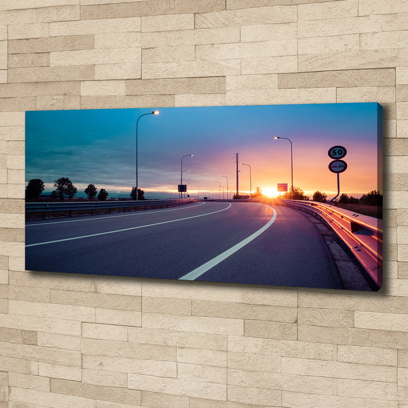 Highway - Wrapped Canvas Print