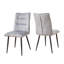 Ensemble de chaises de salle à manger en velours 2 pièces Modern