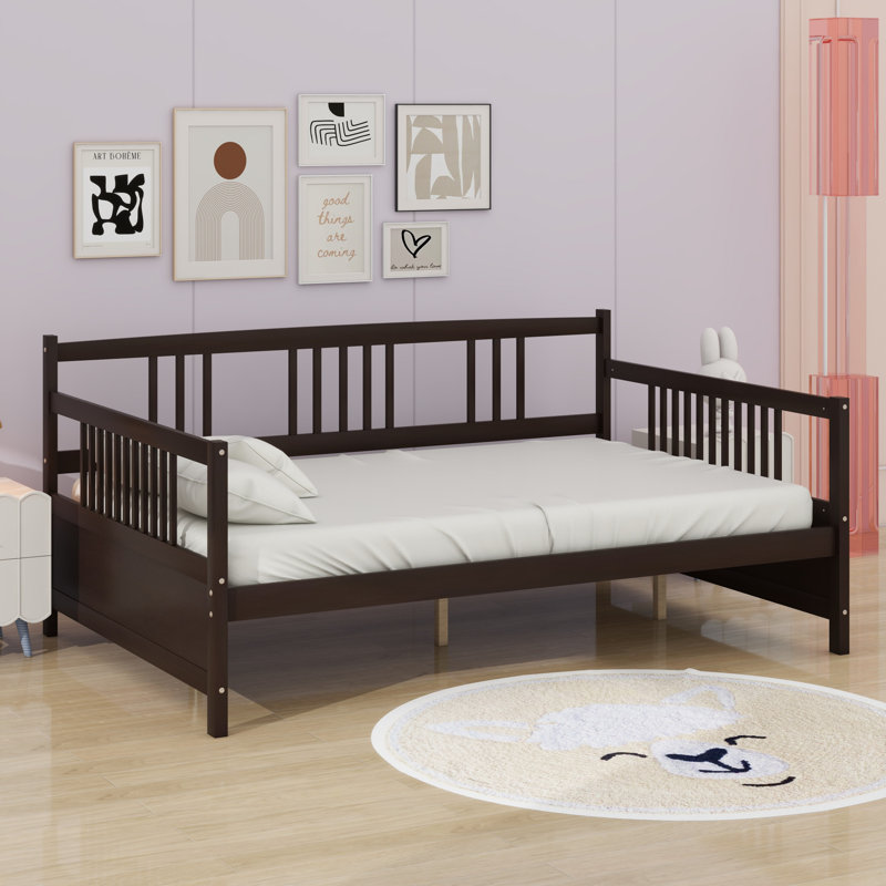 Daybed With Support Legs, Espresso