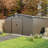 10X12ft Storage Shed Built With 0.23Mm High - Quality Color Steel, Two Sunlit Windows, Options, Suitable For Tool And Multifunctional Steel Plate, Utility Room Use