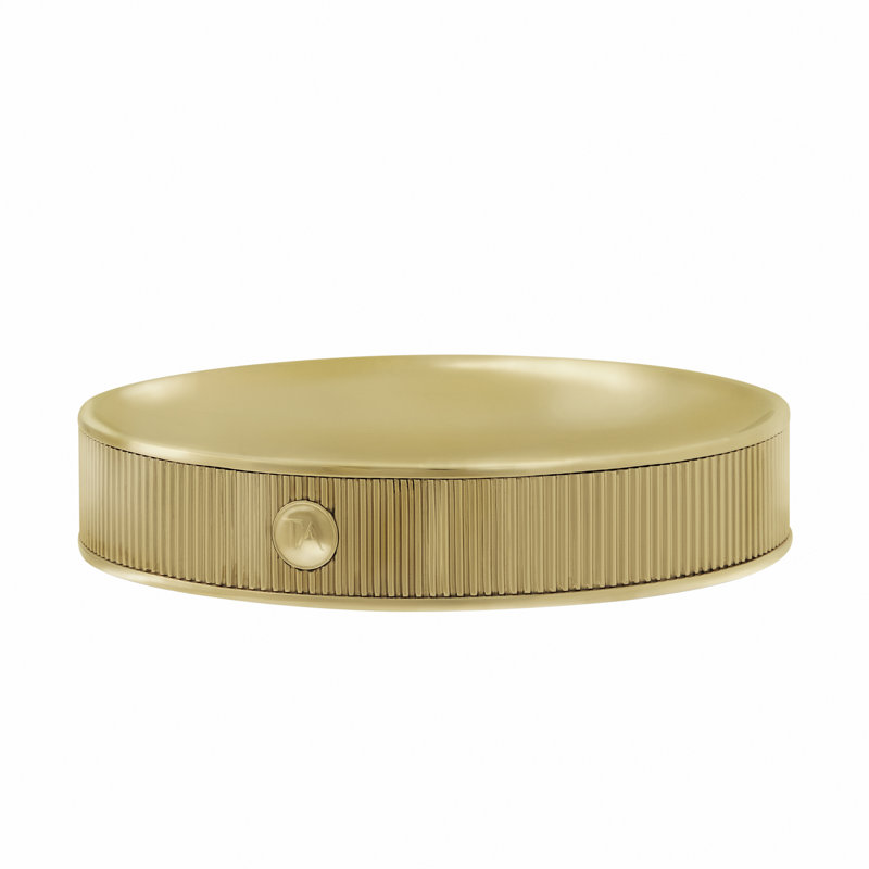 Horizon Brass Tray, Polished Lacquered Brass