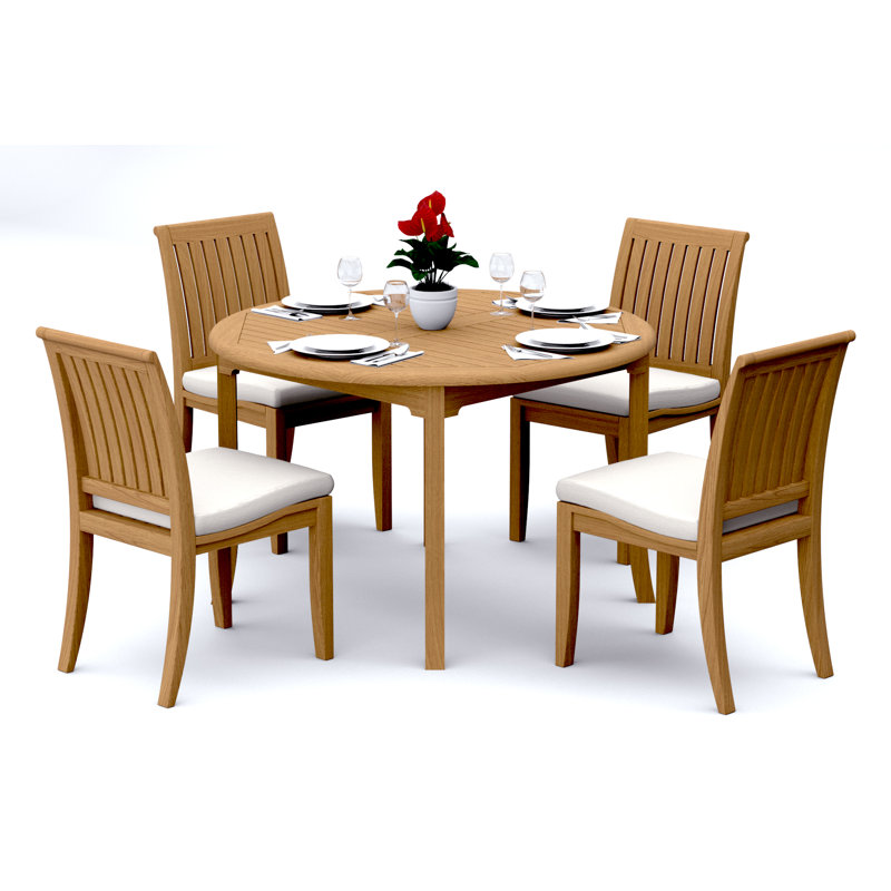 Lagos Outdoor - Piece Teak Dining Set, 4
