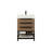 Jessica 23.5'' Single Bathroom Vanity with Stone Top-429094098