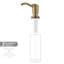 Distributeur de savon de cuisine Karran SD45 en or brossé sans taches-120903921