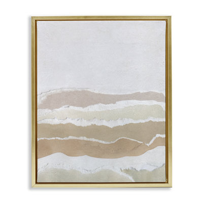 «Desert Dunes Abstraction Floater», art mural sur toile par Carol Robinson