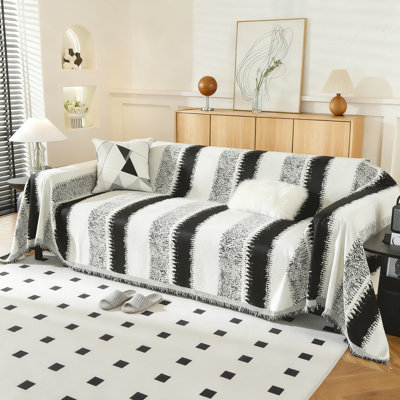 Housse de protection antidérapante pour meubles en chenille lavable pour chiens et animaux de compagnie, housse de canapé extensible décorative pour canapé modulaire et 3 coussins