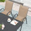 Ensemble de salle à manger rectangulaire pour 6 personnes avec chaises empilables-518927455