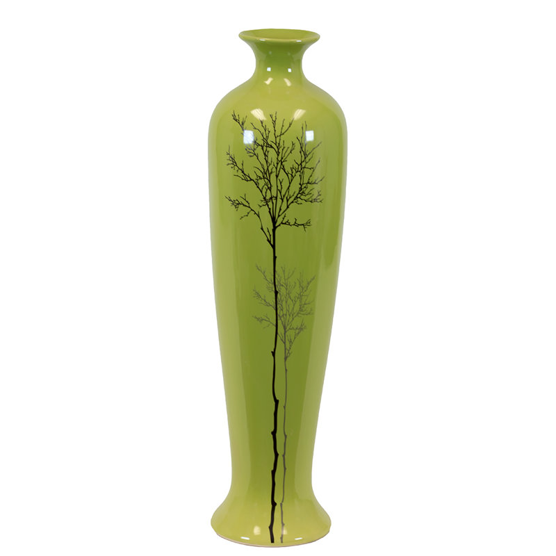Ceramic Floor Vase, 20" H x 5" W x 3" D