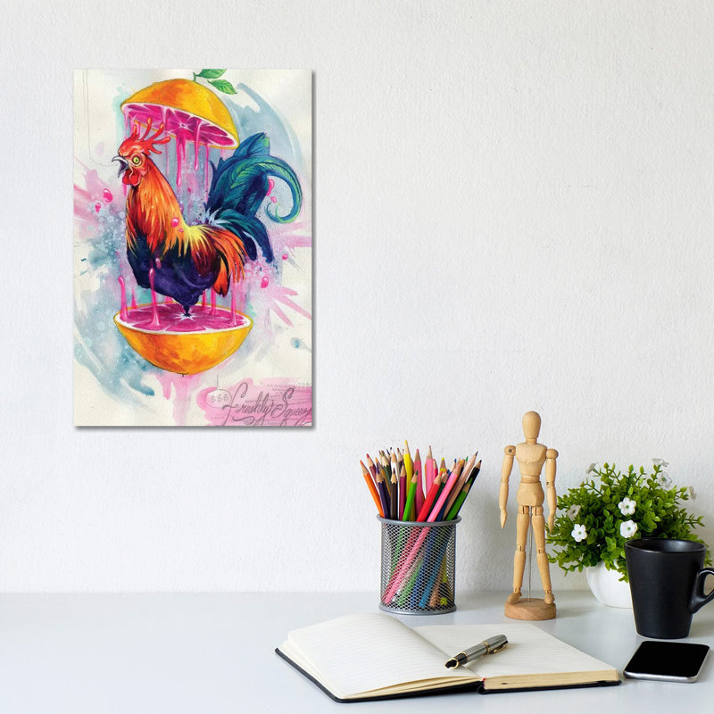 Freshly Squeezed 1 Piece Wrapped Canvas Painting, 20.32 cm H x 30.48 cm W