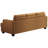89 Inch Corduroy Sofa Couch, 3 Seater Sofa With Square Arms For Living Room(set Of 2)-1158283073